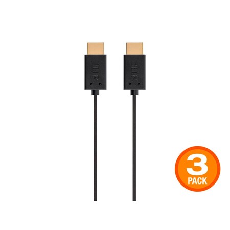 Monoprice UltraFlex 40AWG High Speed HDMI Cable 4K@60Hz HDR 18Gbps YCbCr 4:4:4_ 39853